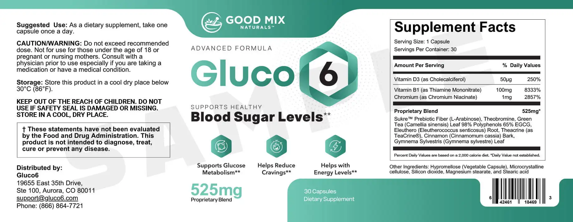 GlycoFix Product Label